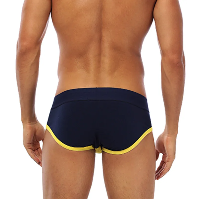 ORLVS Briefs Elastic Short Male Pants Soft And Fit Wide Crotch Space Double Stitches At Shorts Of Edge Comfortable Underwear