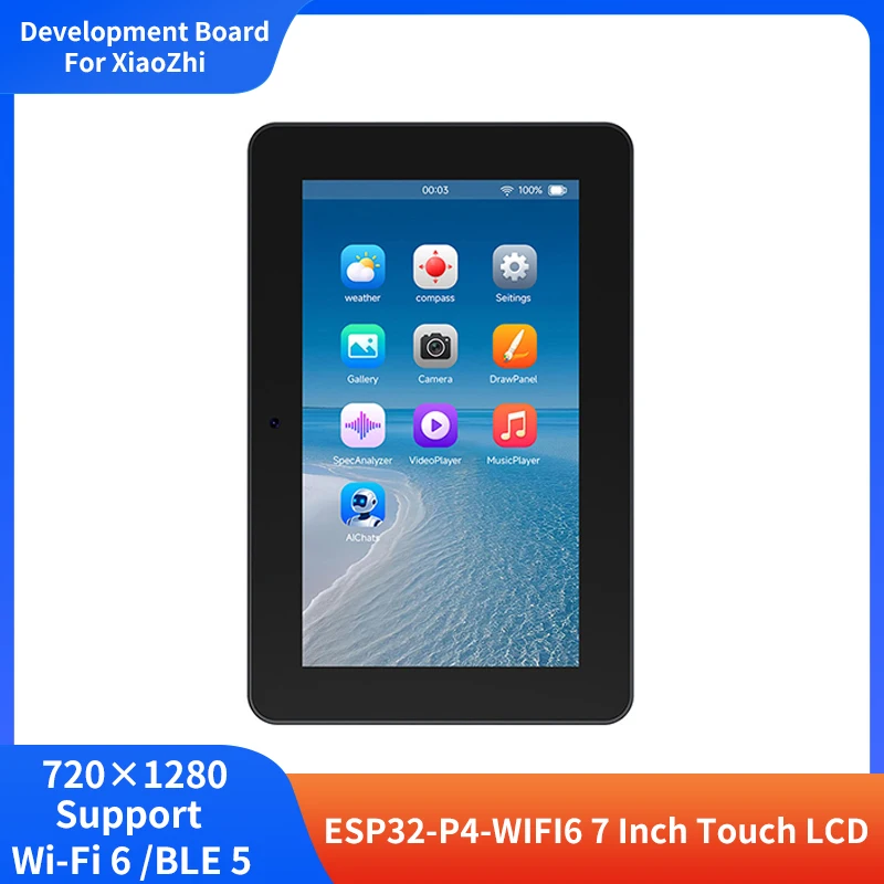 ESP32-P4-WIFI6 7 Inch Touch LCD Development Board 10-Point Touch HMI All-In-One Support Wi-Fi 6 /BLE 5 For XiaoZhi