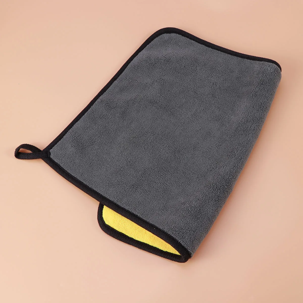 

3PCS 30x40cm Microfiber Drying Towel Cleaning Towel Vehicle Car Window Cleaning Cloth Washing Fabric (Brown)