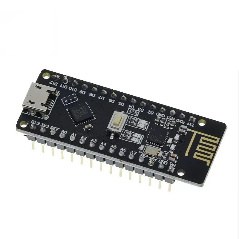 1pcs RF-Nano Compatible with Nano V3.0 ATMEGA328P Board Integrated NRF24L01 Wireless ModuleCH340 Serial Chip for  Arduino Diy