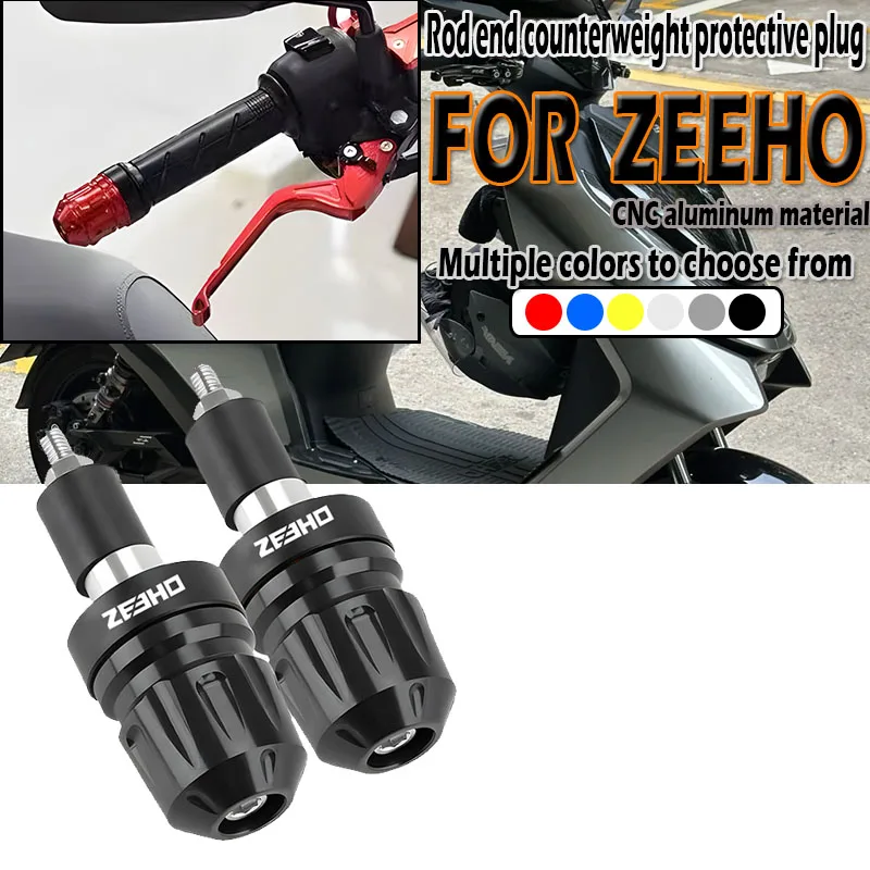 

For ZEEHO AE8 AE8 S+ AE2/AE4/AE6/AE4i 7/8" Motorcycle Universal Handlebar Grips Ends Handle Bar Counterweight Cap Plug Slider