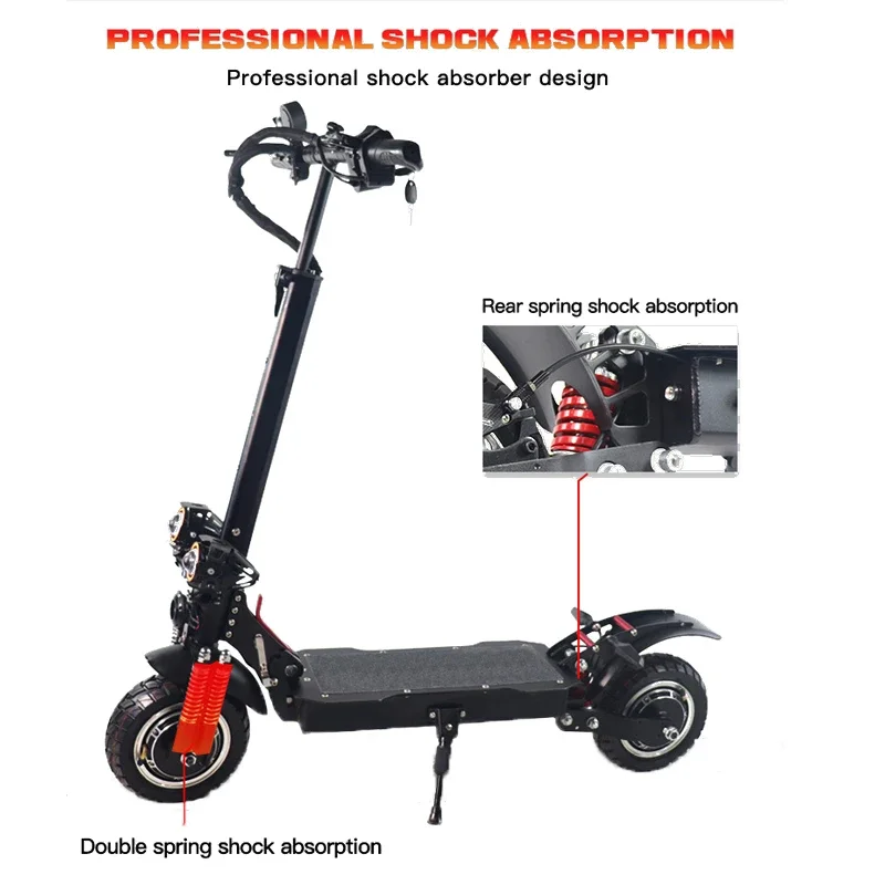 M11 Pro Dual Motor E Scooter Adults 48v 1000w  10inch 40km/h Electric Scooter