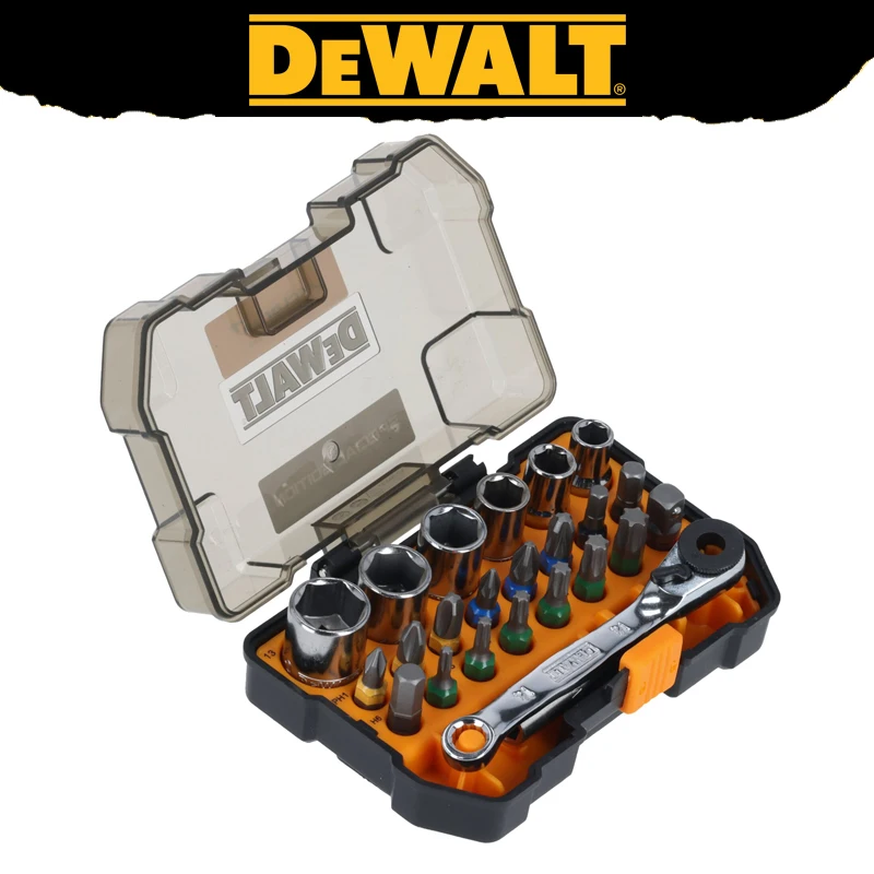 DEWALT DT70906 Screwdriving Socket Mini Ratchet Repair  DIY Set 24-Piece Multifunctional Sturdy Durable Hand Tool