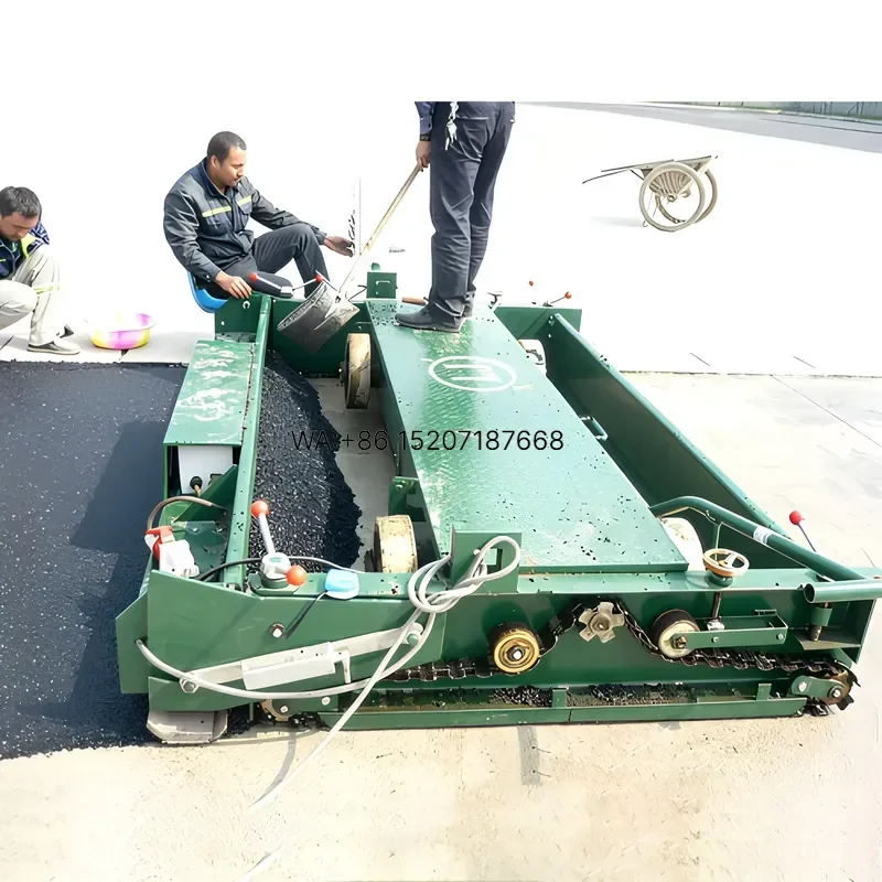 Wmwmnu High Mobility Rubber Track Asphalt Paver with Small Turning Radius for Confined Construction Sites