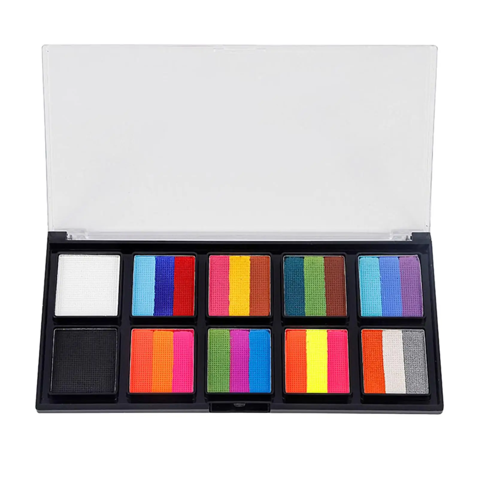 Face Body Paint Set Painting Palette Costume for Halloween Fancy Dress Party