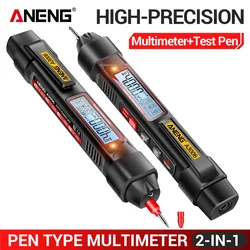 ANENG A3006 Multimeter Digital 4000 Counts Professional  AC/DC Voltage Tester Ohm  Multifunctional Pen Type High Precision Tools