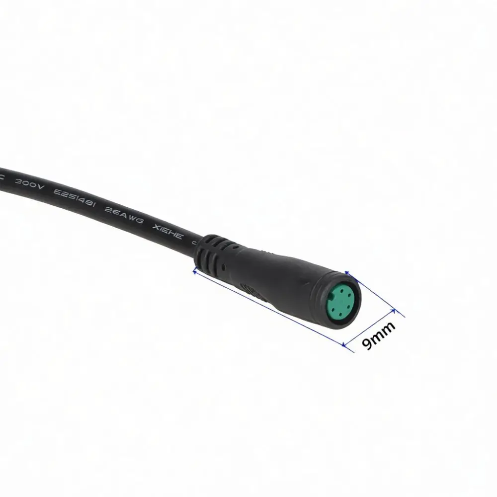 M8 Waterproof Extension Cord 5 Pin For Ebike Electrical System Electric Bicycle Motor Controller Wire Male Female Plug