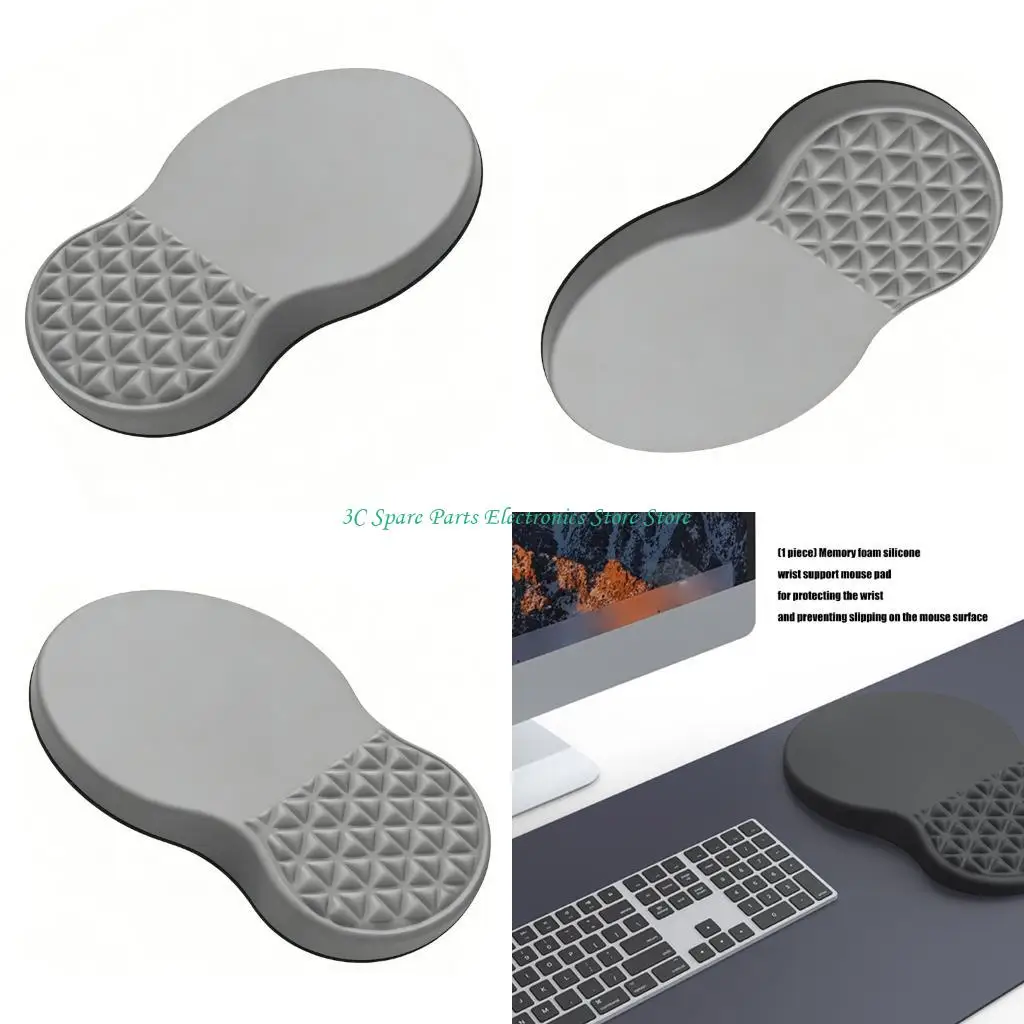 SZ Home Computings Ergonomic Mouse Pad Memory Foam Wrist Rest Easy Clean Surfaces