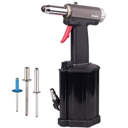 up to 6.4mm Air Rivet Gun Pneumatic Riveting Tool Riveter for 4.0-6.4 mm Blind Rivets Z6400