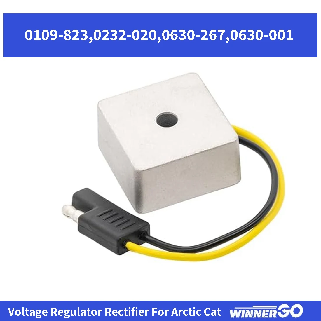 Regulador de Voltaje Rectificador para Arctic Cat 120 M5 500 M7 F7 700 Firecat F6 600 ZR 6000 Sno Pro ZR 900 Bearcat 0109-823, 0232-020 0630-267,0630-001 JAG AFS SPECIAL LONG TRACK THUNDERCAT MOUNTAIN CAT