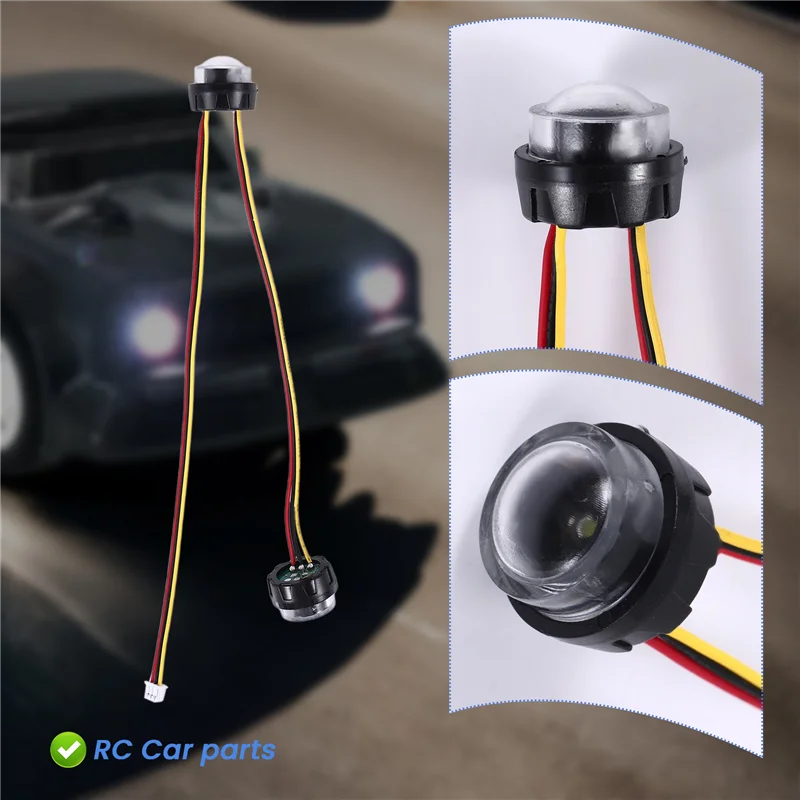 ABKI-luz LED frontal para SG 1603 SG 1604 SG1603 SG1604 1/16 accesorios de repuesto de coche teledirigido
