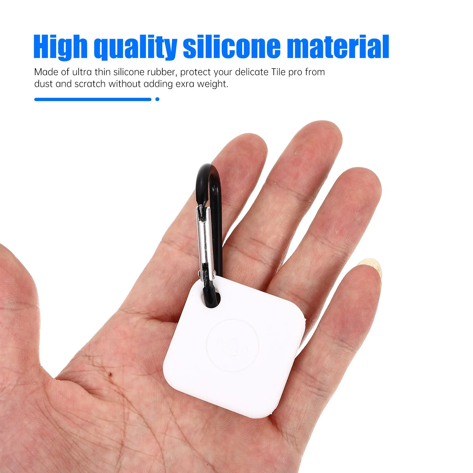 Silicone Tracker Case Protective Cover for Tile Mate Smart Keychains Portable Car Accessories Dust Proof Scratch Resistant Easy