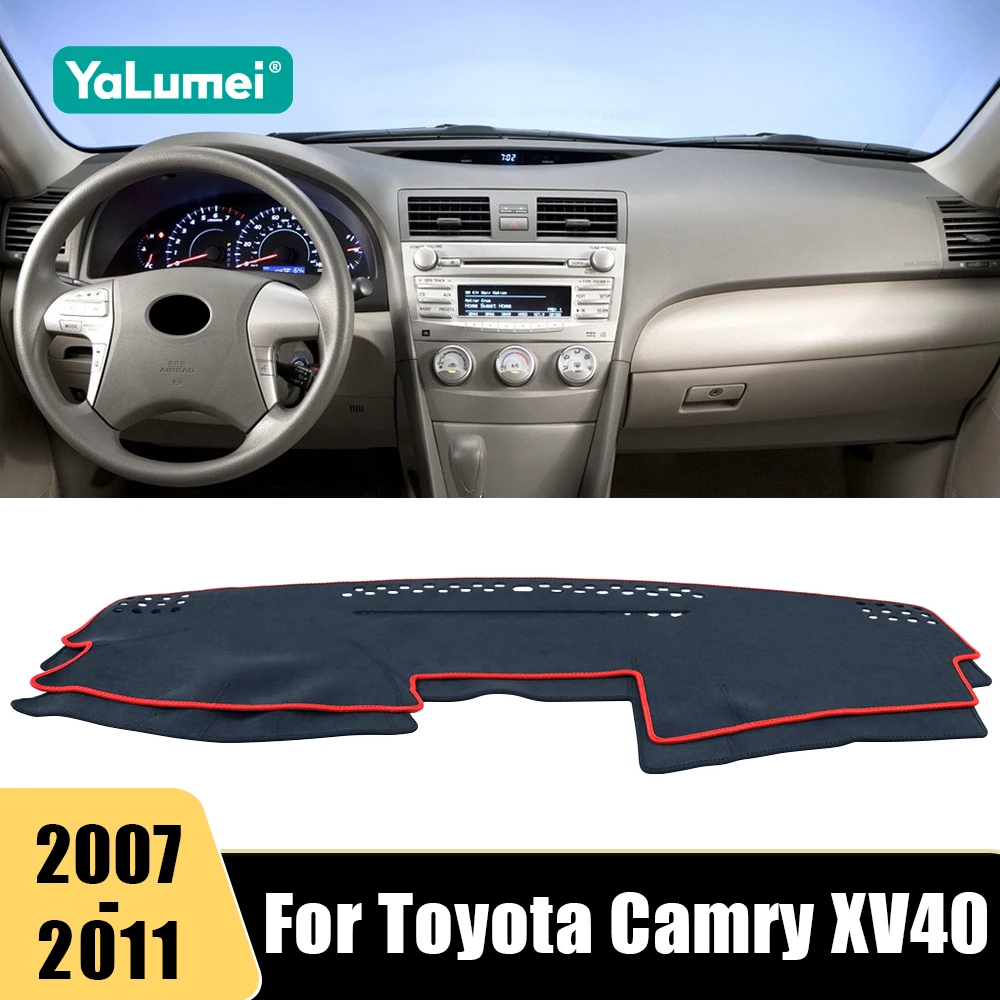 

For Toyota Camry XV40 40 2007 2008 2009 2010 2011 Car Dashboard Avoid Light Cover Anti-UV Mat Instrument Panel Pads Accessories