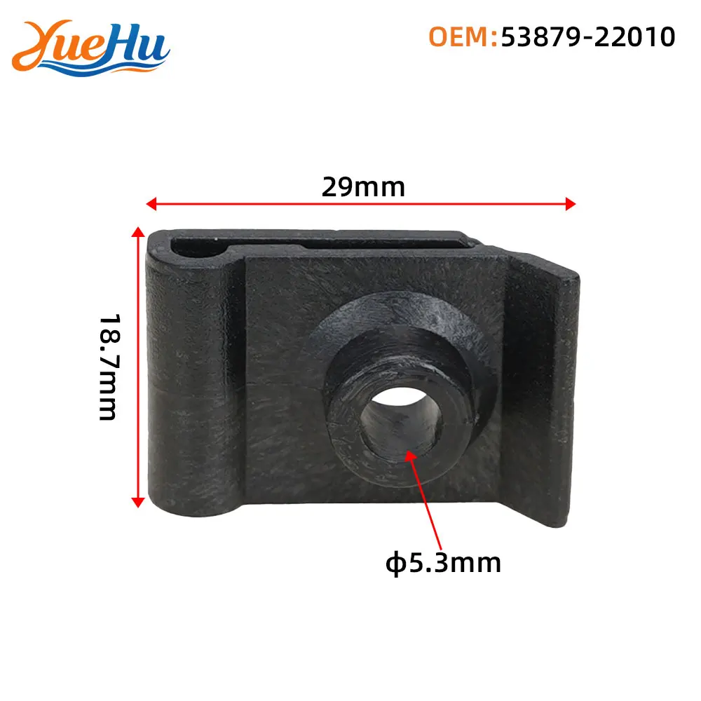 YUEHU 25PCS Front Fender Liner Retainer Screw Grommet Mount For Toyota 53879-22010 U Nuts #14 Screw Size