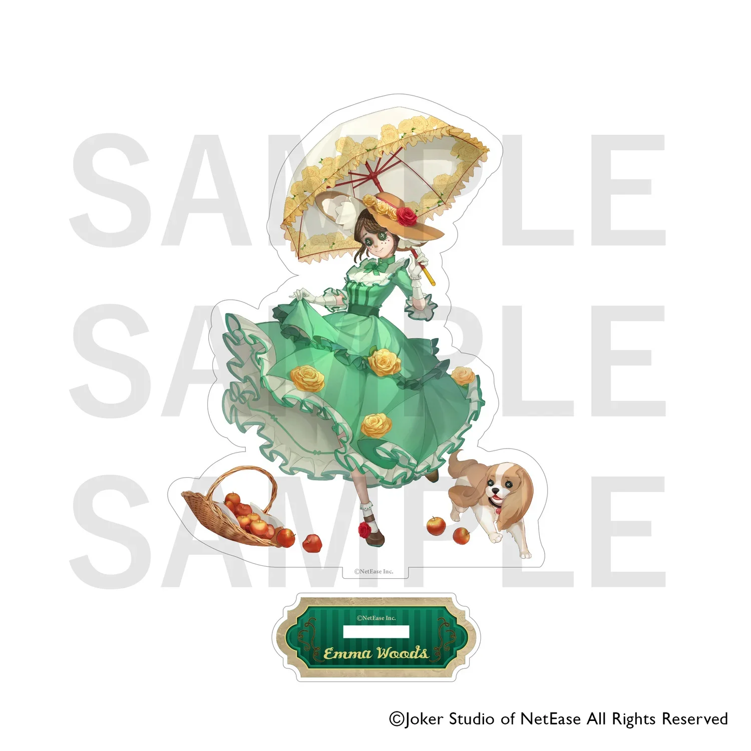 Anime Prospector Emma Woods embalsamador juego Identity V soporte acrílico muñeca figura modelo placa Cosplay juguete para regalo