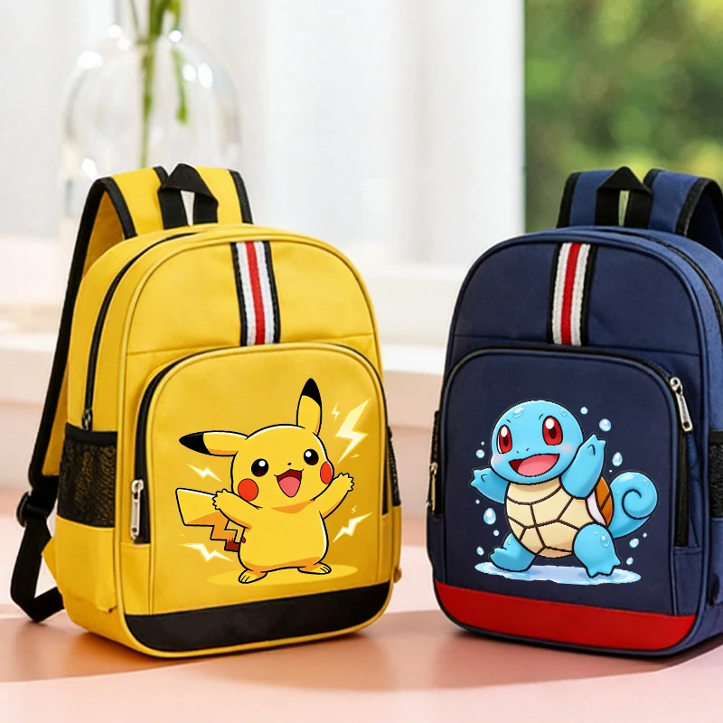 

Pokemons Rucksack Cute Games Multiple Role Print Boys Girl Student Back School School Bag Backpack School Supplies Anime Cartoon