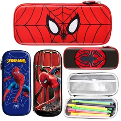 Spidermans Pencil Case Office School Supplies Marvels Super Hero Cover Movie Pencil Pouch Kids Pen Bag Student Stationery Gifts