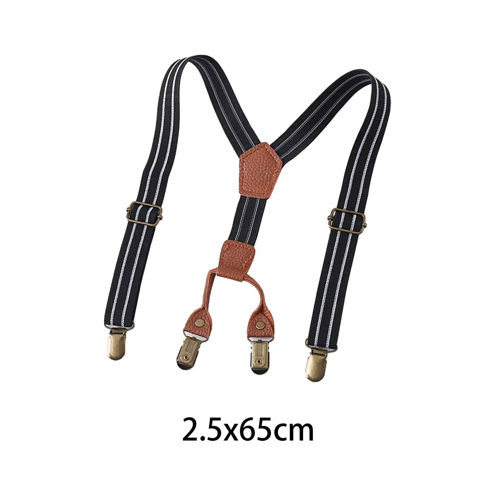 حمالات أطفال بنمط مخطط على شكل حرف Y من الخلف لزي عيد الميلاد والهالوين #6