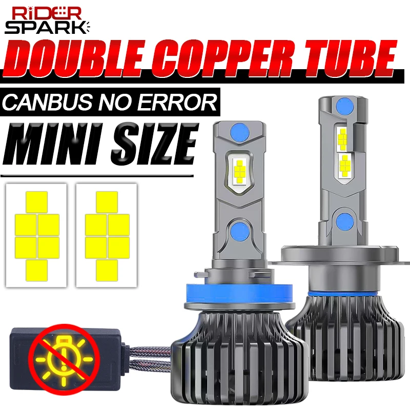 

H7 H11 Led Canbus Автомобильные фары Лампы H4 H1 Светодиодные лампы H8 H9 HB3 9005 HB4 9006 9012 Hir2 LED 6000K Автоматические противотуманные фары 12 В 6000 К 24 В