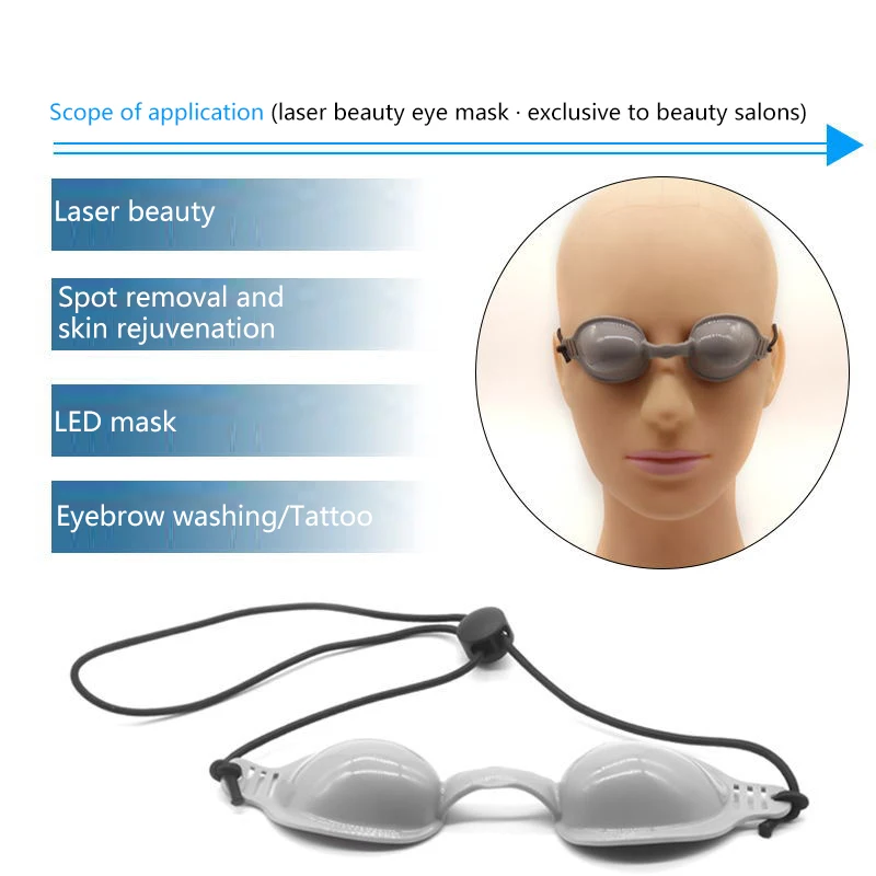 

Protectve Eye Goggle For IPL Laser LED UV Lamp Treatment Flexible UV Eye Protection Sunbed Tanning Goggles Sunbathing Eyewea