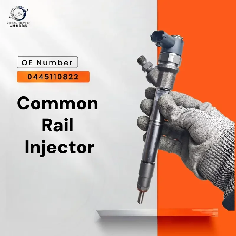 High Pressure Common Rail Fuel Injector Assembly 0445110822 for Heavy Truck Engine Performance Precision Nozzle