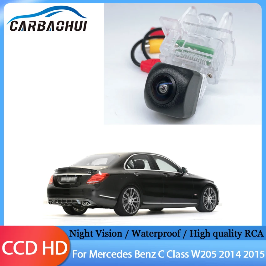 

Камера заднего вида, автомобильная камера заднего вида, высококачественный оригинальный экран RCA, совместимый с Mercedes Benz C Class W205 2014 2015