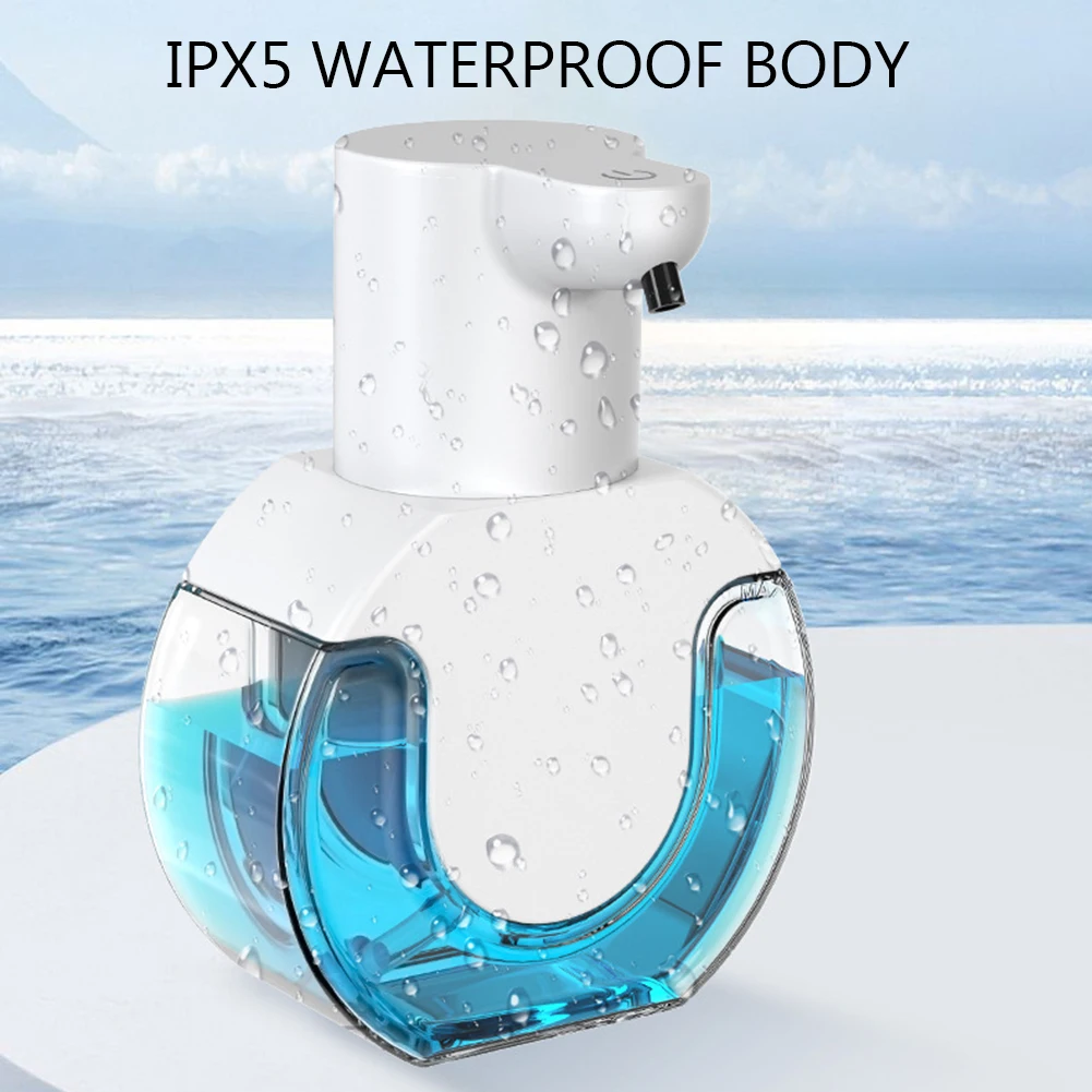 

Liquid Soap Dispenser Wall Mountable Smart Liquid Soap Dispenser Auto Touchless Infrared Sensor Rechargable for Kitchen Bathroom