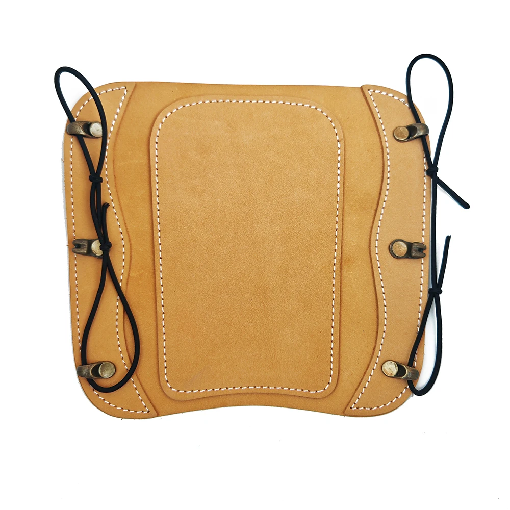 

Top Frosted Cowhide Archery Arm Guard Leather Soft Archery Protective Gear Equipment Protector Double layered Cowhide Archery