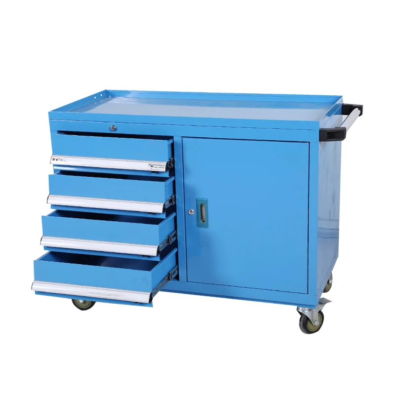 High Quality Multi Drawer Storage Stainless Steel Water Proof Garage Tool Trolley Cabinet