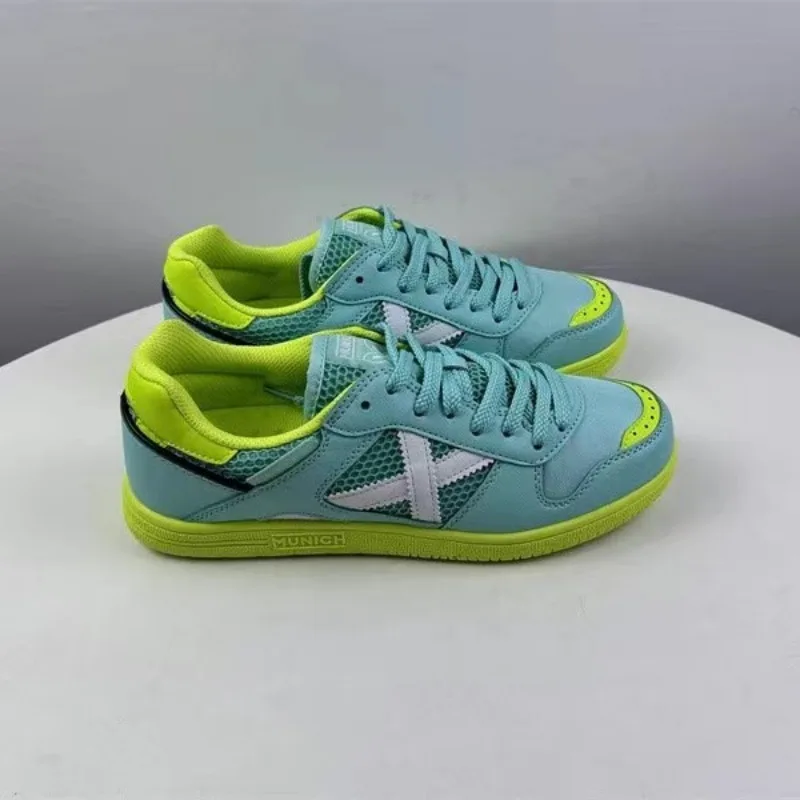 전문 실내 플랫 바닥 축구화, 5 인용 축구화, 훈련 게임 스니커즈, 브랜드 실내 축구화 