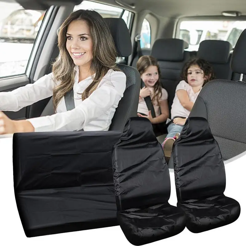 

Car Seat Cover Driver And Front Passenger Seat Covers Waterproof Heavy Duty Scratching Proof Dog Car Seat Interior Accessories