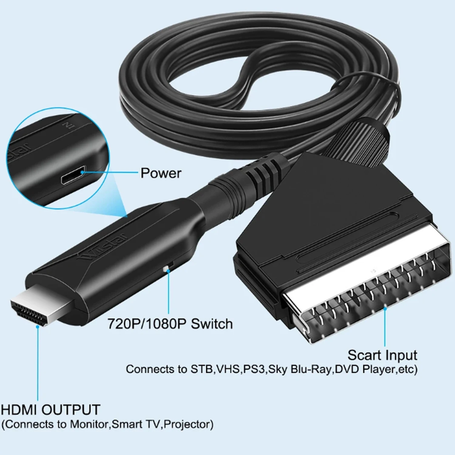 ATX Molex Micro Fit Pitch 3.0mm 4Pin Male to Open Wire Adapter Cable 15cm 20AWG UL1007