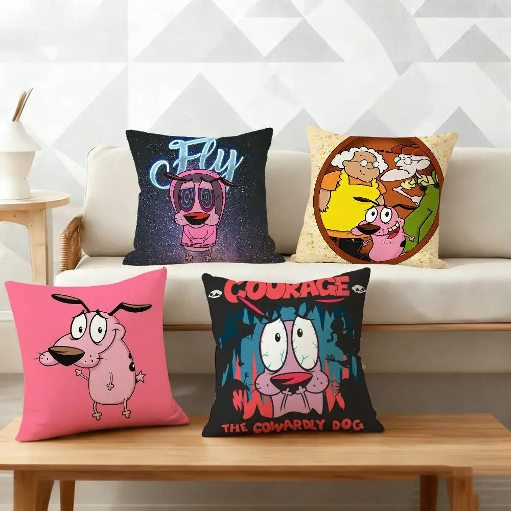 

Courage the C-Cowardly Dog Pillow Case for Sofa Living Room Home office Decor Protective Cover