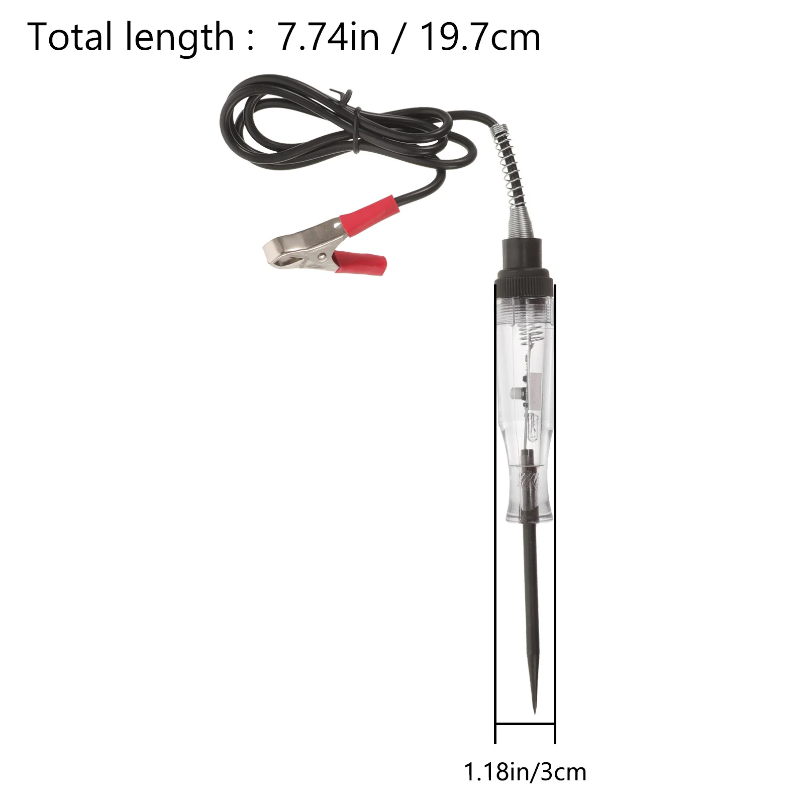 Caneta testadora de circuito de carro com display digital 5-48V Detecção de sensibilidade de tensão Ferramenta de teste elétrico automotivo