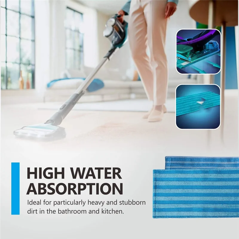 Parti di ricambio Mop Pad compatibile per Philips XV1700/01 SpeedPro Max/PowerPro Aqua accessori per aspirapolvere