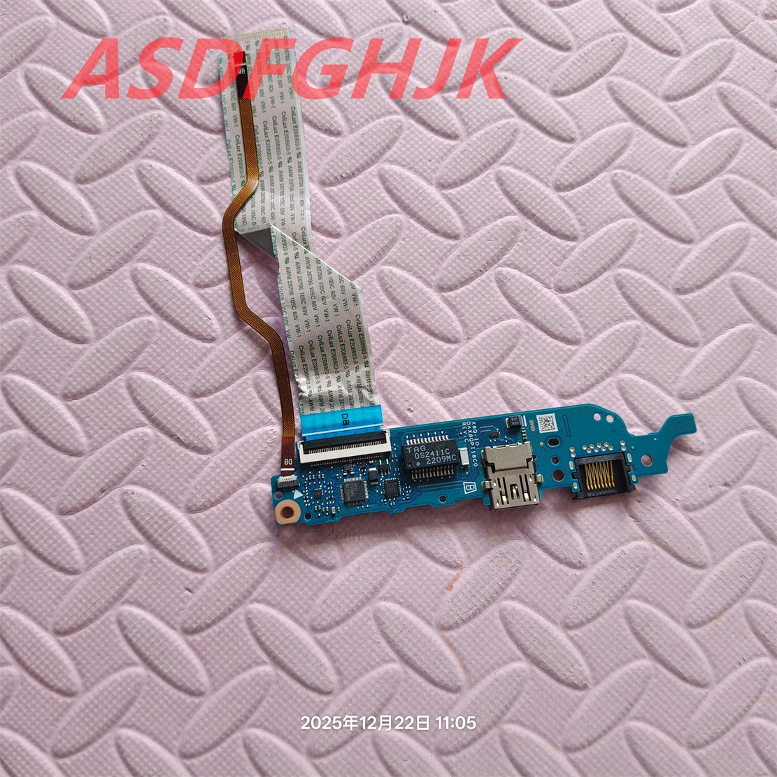 Genuine FOR HP ProBook 640 G8 Laptop USB Ethernet Board DAX8QPI18C0 REV C TEST OK