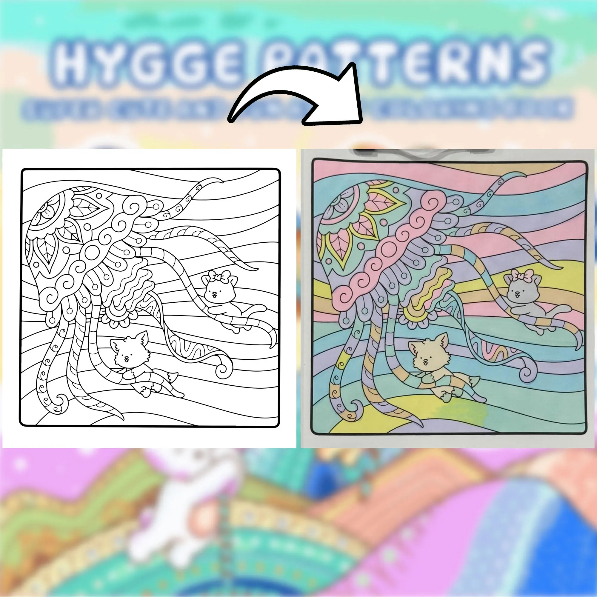 Adult Coloring Books Playful Fantasy Adventures, Fun Stress - Relieving Coloring for Family Creativity at Home