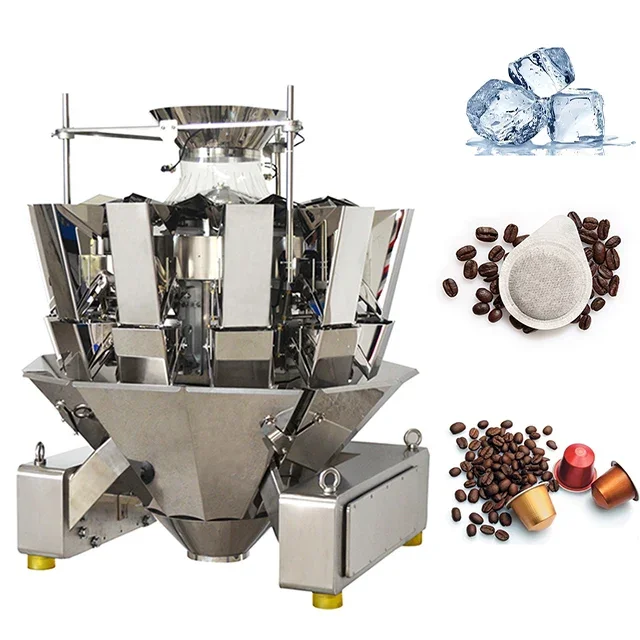 ForHigh Quality Multihead Weigher Grain Seed Granule Filling Packing Machine Weighing Coffee Beans Candy Packaging Machine