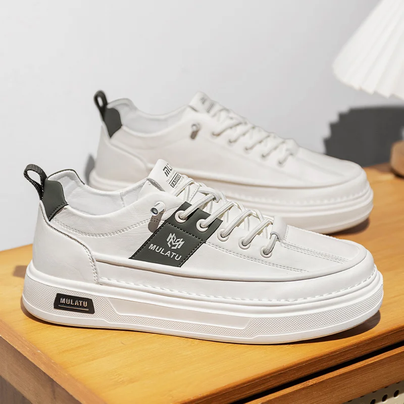 

2025 Men's New Autumn White Sneakers - Breathable Casual Shoes, Couple Style, Trendy & Best Selling