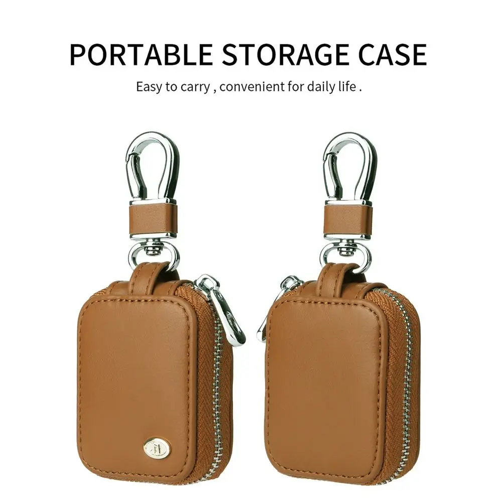 Universal Anti Lost Leather Cover Shockproof Portable Protective Case Storage Bag for Airpods Pro 3 2 1