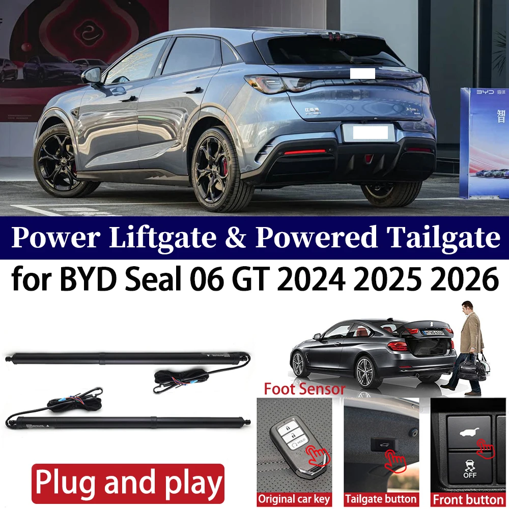 

ZhuCamX for BYD Seal 06 GT 2024 2025 2026 Car Auto Power Electric Tailgate Liftgate Lift Trunk Closer System Boot Lift Motor Kit