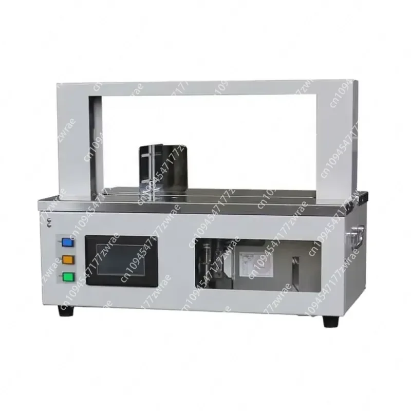 Automatic Belt Tape Banding Packing Machine Socks Wrapping Plastic OPP Film Kraft Paper Strapping Machine