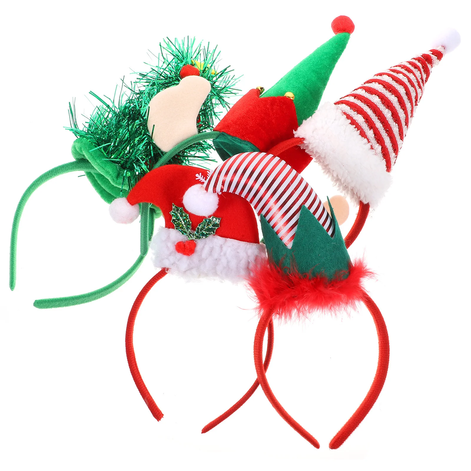 

5 Pcs Festive Holiday Headwear Antlers Shape Hair Hoops Headbands Accessories Festival Hat Shaped Hairband