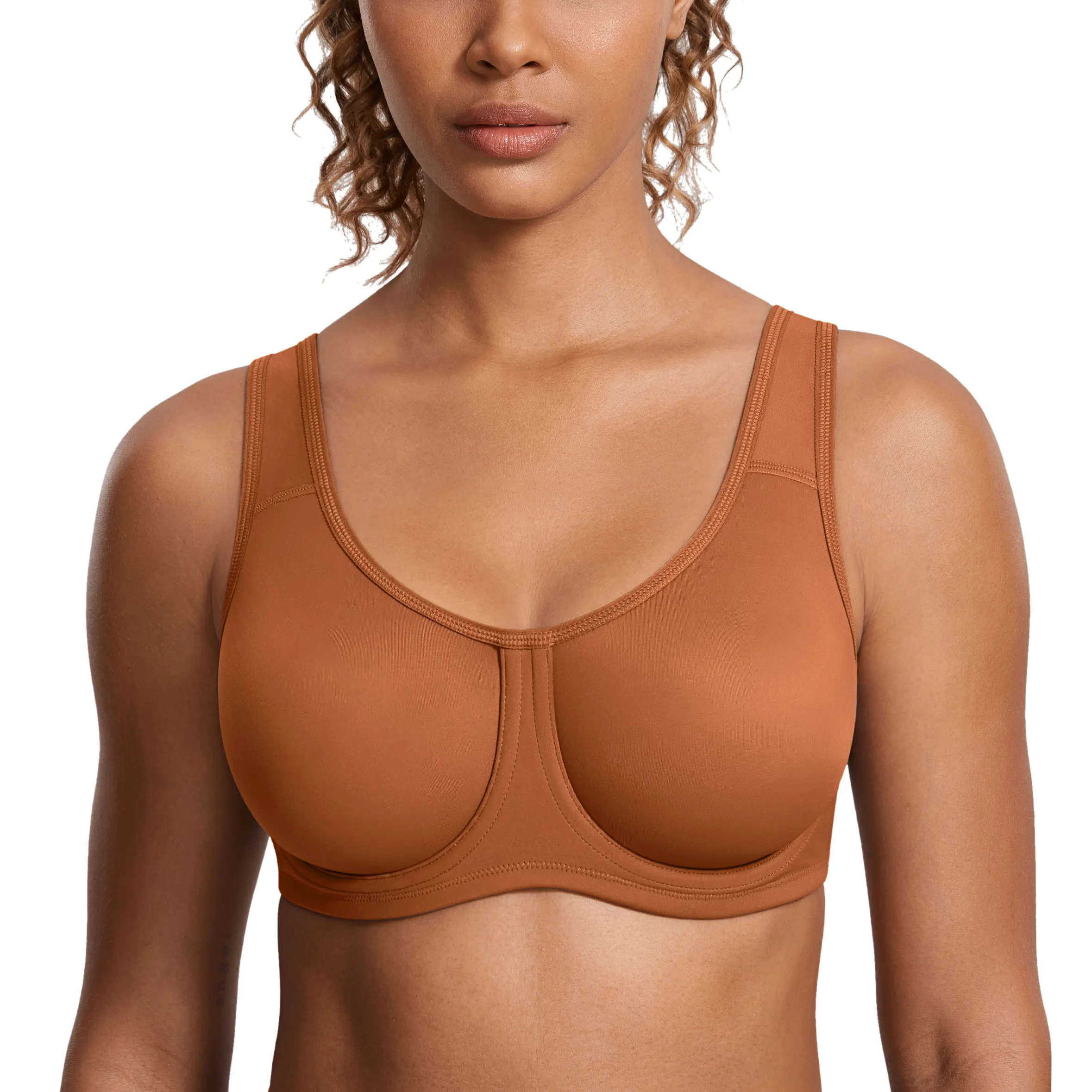 Bügel Sport BH Frauen plus große Größe ohne Pad Selbst einstellung High Impact Max Control Gym Yoga Unterwäsche Sportswear Kleidung