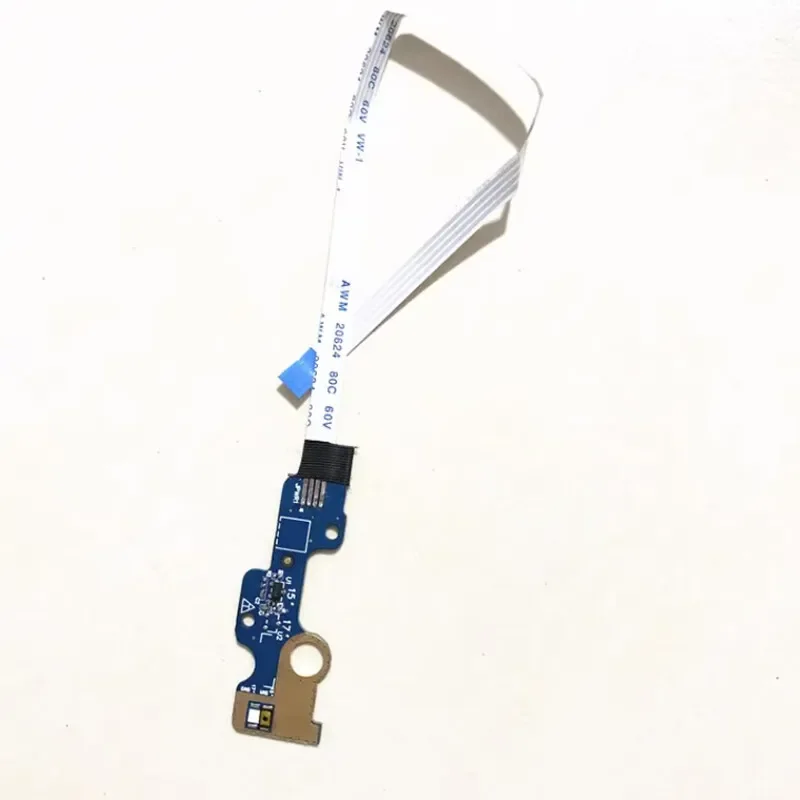 For Dell 5570 5575 Boot Panel Switch Board LS-F114P 0D6XTJ D6XTJ Replacement Power Button PCB