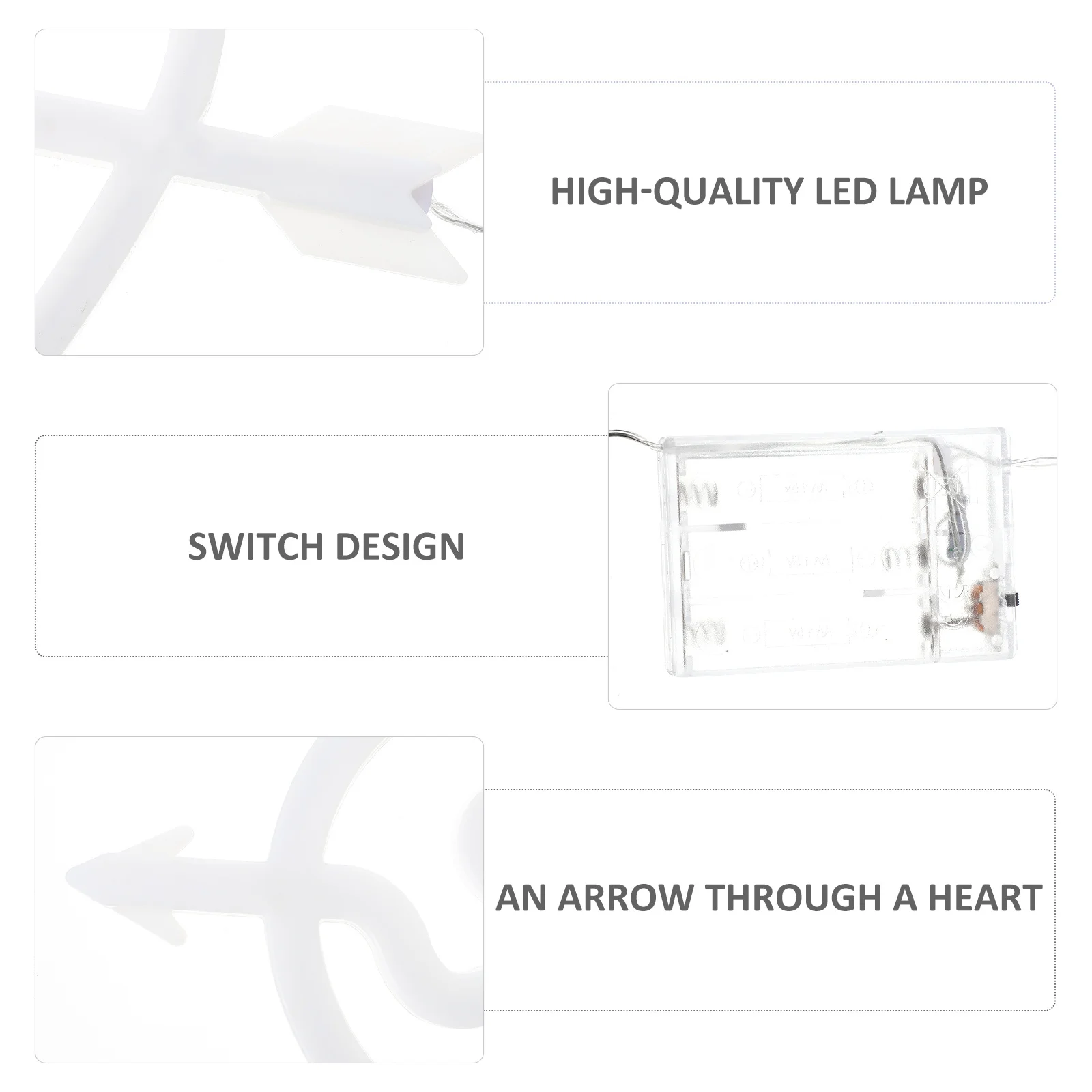 Herzförmige Neonlichtschild Led dekorative Lampe für Schlafzimmer Bar Party Valentinstag Atmosphäre Raumlicht