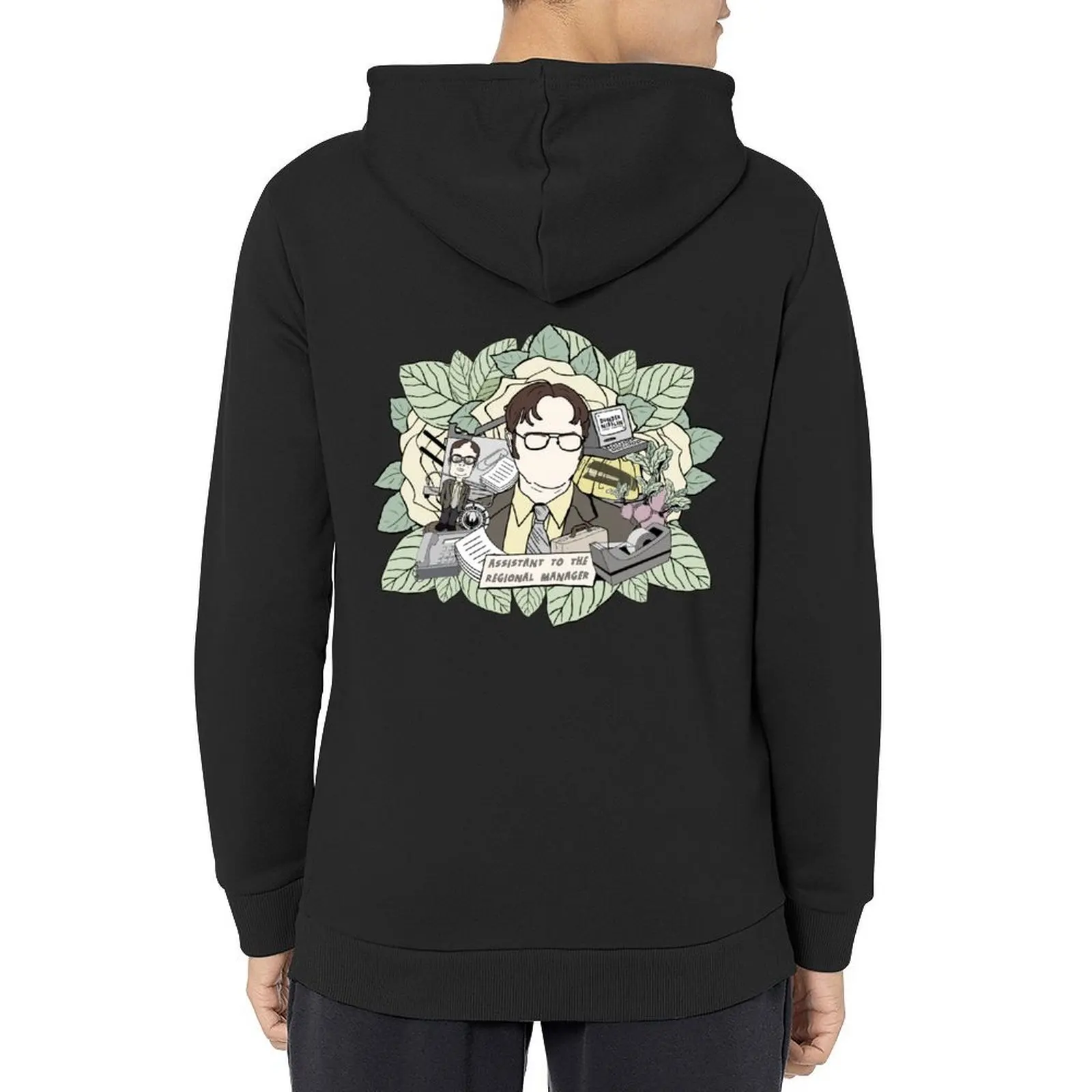

DWIGHT SCHRUTE Hoodie korean autumn clothes anime clothing men's clothes hooded shirt hoodie man