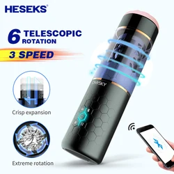 HESEKS Automatic Man Masturbator with Bluetooth Masturbators For Men Silicone Vaginas Pussy Vaginas For Men Sex 18 Toys For Men