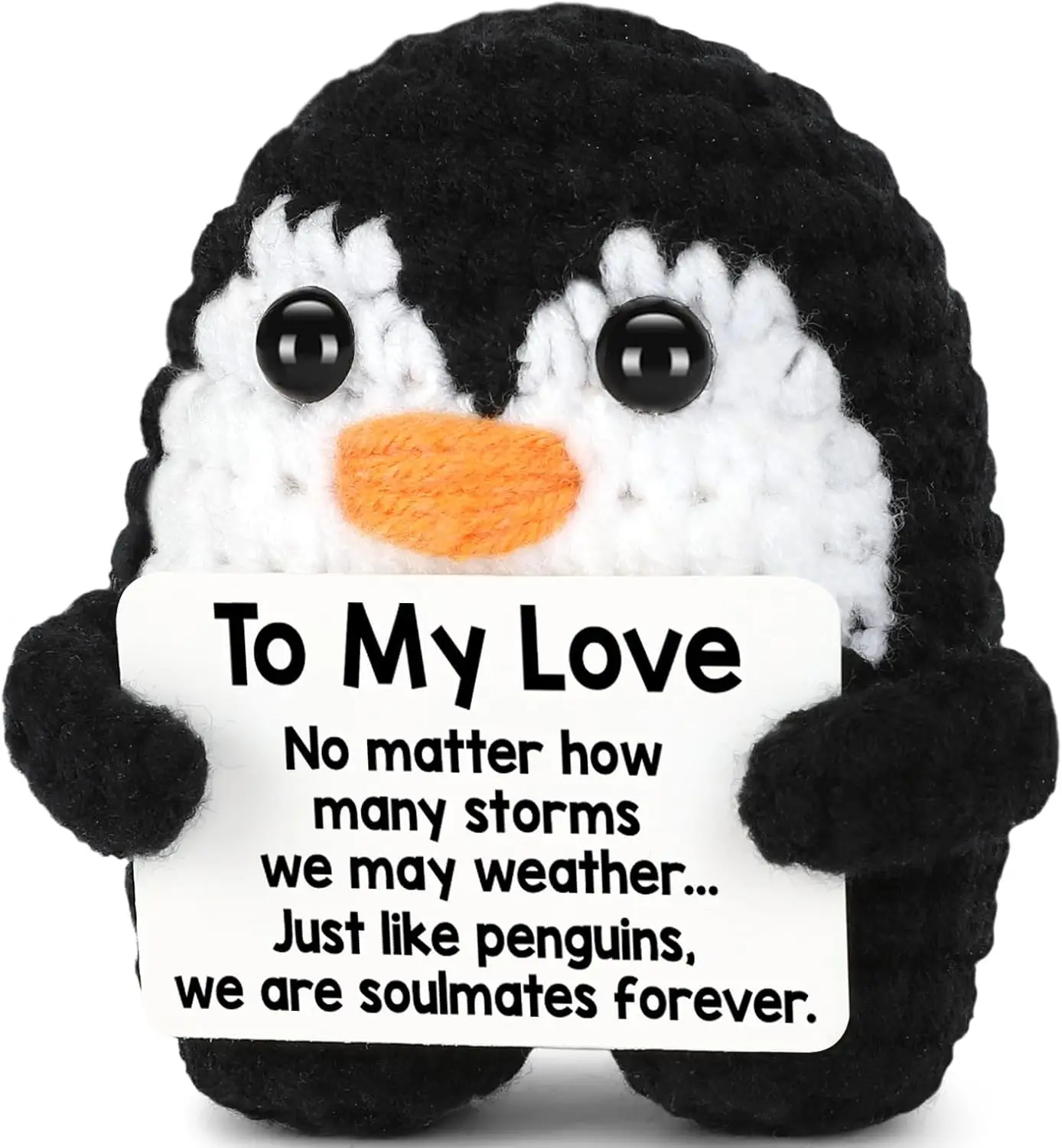 

Handmade Crochet Mini Penguin – Romantic Love Gift for Anniversary, Birthday & Valentine's Day