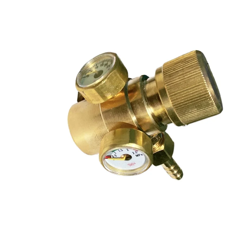 Anti-Drop Oxygen Acetylene Propane Regulator Kit - Full Brass Dual Gauge Pressure Valve for Welding & Cutting Torch